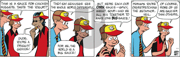 Lucky Cow on Friday November 7, 2003 Comic Strip