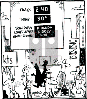 Reality Check on Tuesday July 22, 2008 Comic Strip