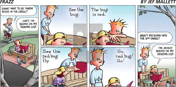 Frazz on Sunday August 28, 2011 Comic Strip