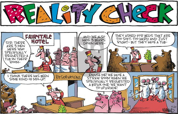 Reality Check on Sunday May 20, 2018 Comic Strip