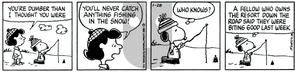 Peanuts - Thursday January 28, 1982 Comic Strip