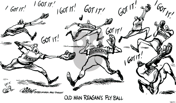 Pat Oliphant - Thursday October 11, 1984 Comic Strip