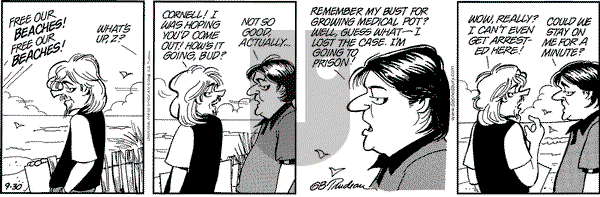 Doonesbury - Monday September 30, 2002 Comic Strip