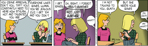 Luann on Thursday October 28, 2010 Comic Strip