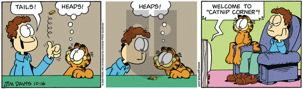 Garfield on Monday October 16, 2000 Comic Strip
