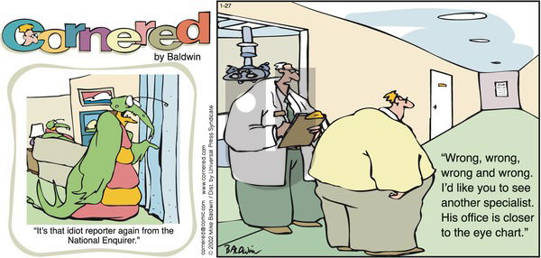 Cornered on Sunday January 27, 2002 Comic Strip