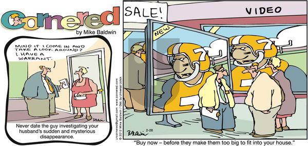 Cornered on Sunday February 26, 2012 Comic Strip