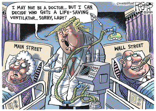 Rob Rogers on Wednesday April 1, 2020 Comic Strip