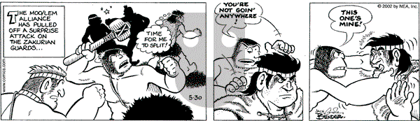 Alley Oop on Thursday May 30, 2002 Comic Strip