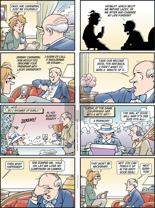 Doonesbury - Sunday December 21, 2008 Comic Strip