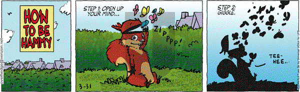 Over the Hedge on Monday March 31, 2014 Comic Strip
