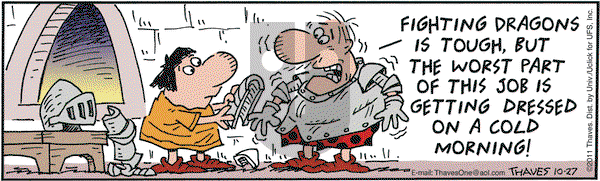 Frank and Ernest on Thursday October 27, 2011 Comic Strip