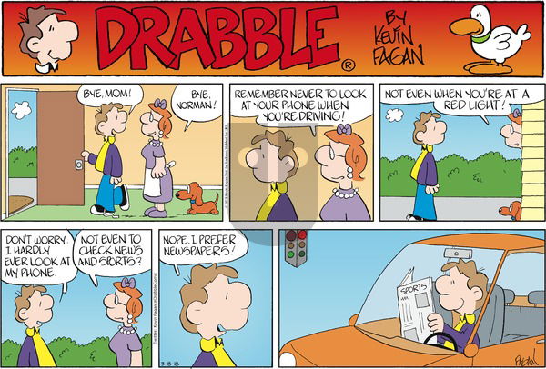 Drabble on Sunday March 18, 2018 Comic Strip