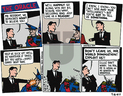 Ted Rall on Saturday September 28, 2002 Comic Strip