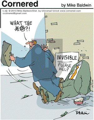 Cornered on Thursday January 10, 2013 Comic Strip