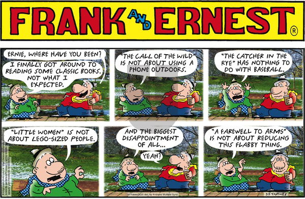 Frank and Ernest - Sunday March 9, 2025 Comic Strip