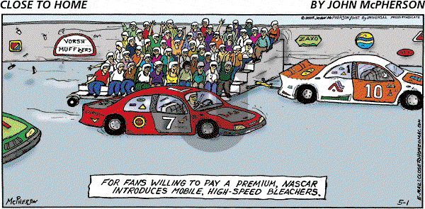 Close to Home on Sunday May 1, 2005 Comic Strip