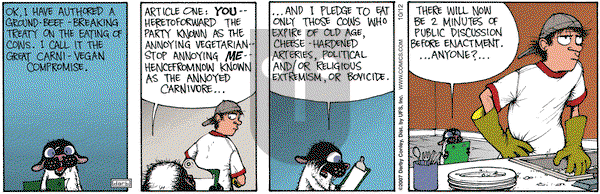 Get Fuzzy on Friday October 12, 2007 Comic Strip