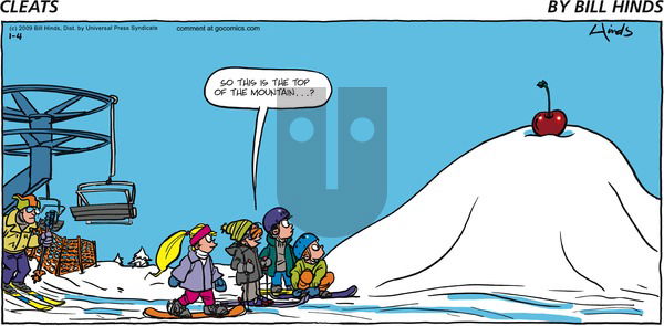 Cleats on Sunday January 4, 2009 Comic Strip