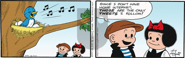 Nancy on Wednesday April 26, 2017 Comic Strip