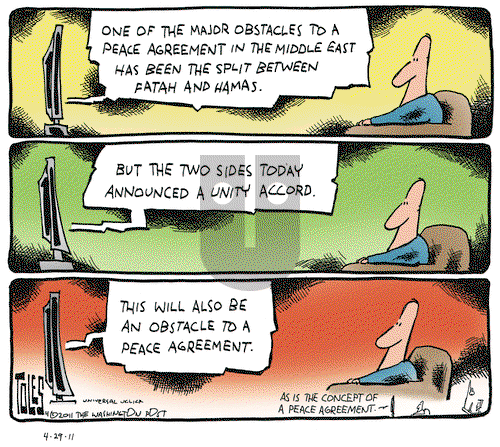 Tom Toles on Friday April 29, 2011 Comic Strip