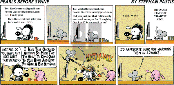 Pearls Before Swine - Sunday September 18, 2011 Comic Strip