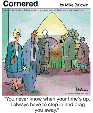 Cornered on Saturday October 9, 2021 Comic Strip