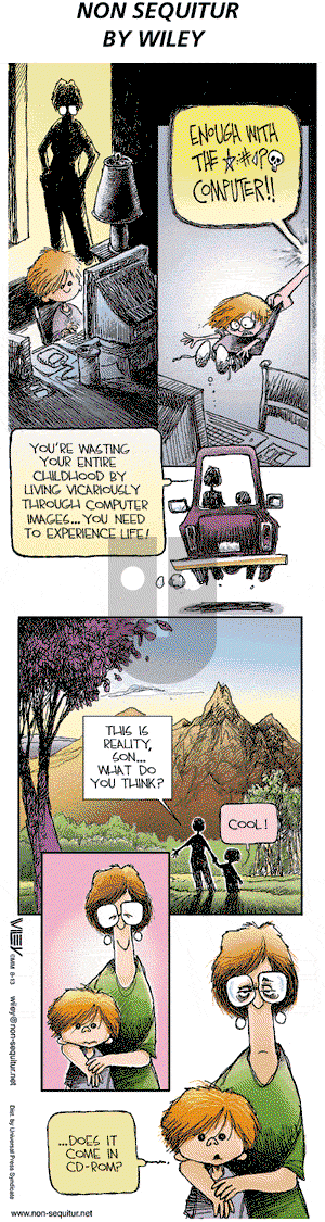 Non Sequitur on Thursday November 9, 2000 Comic Strip