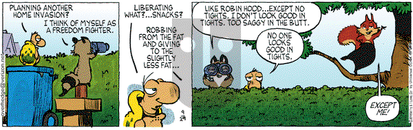 Over the Hedge - Tuesday September 29, 2015 Comic Strip