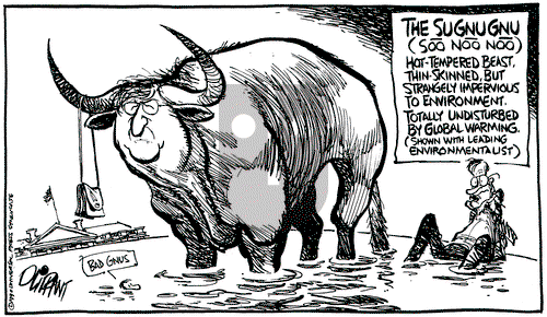 Pat Oliphant on Wednesday February 7, 1990 Comic Strip