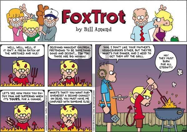 FoxTrot on Sunday July 6, 2014 Comic Strip