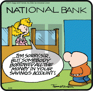 Ziggy on Thursday August 28, 2014 Comic Strip