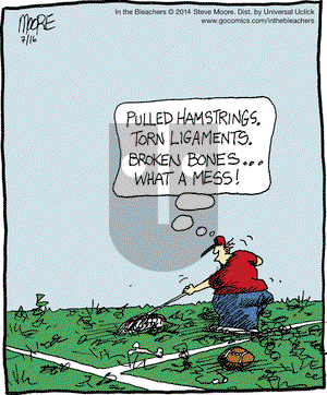 In the Bleachers on Wednesday July 16, 2014 Comic Strip