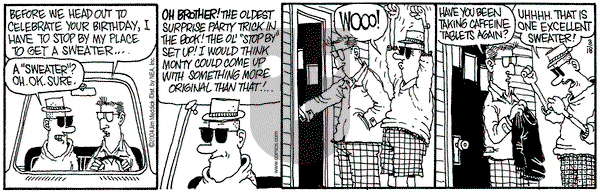 Monty on Thursday March 18, 2004 Comic Strip