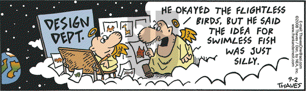 Frank and Ernest on Tuesday September 2, 2008 Comic Strip