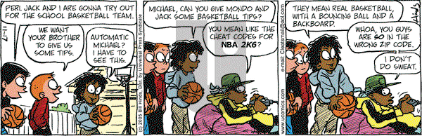 Cleats on Thursday November 17, 2005 Comic Strip