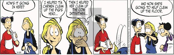 Baldo on Friday March 25, 2005 Comic Strip