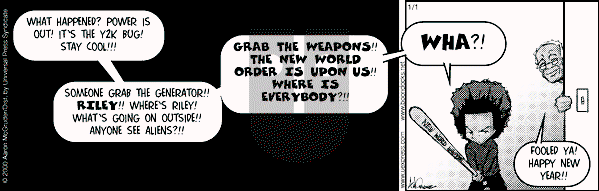 The Boondocks on Saturday August 4, 2007 Comic Strip
