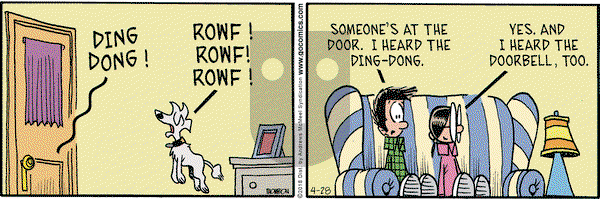 Grand Avenue on Saturday April 28, 2018 Comic Strip