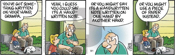 Pickles - Monday August 1, 2016 Comic Strip