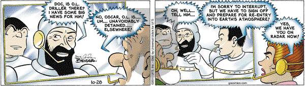 Alley Oop on Friday October 28, 2011 Comic Strip