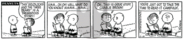 Peanuts on Saturday May 18, 1957 Comic Strip