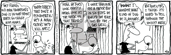 The Duplex on Tuesday November 12, 1996 Comic Strip