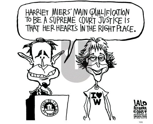 Lalo Alcaraz on Thursday October 6, 2005 Comic Strip