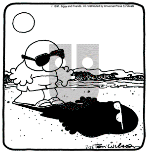 Ziggy on Monday July 22, 1991 Comic Strip