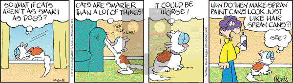 Drabble on Friday April 6, 2018 Comic Strip