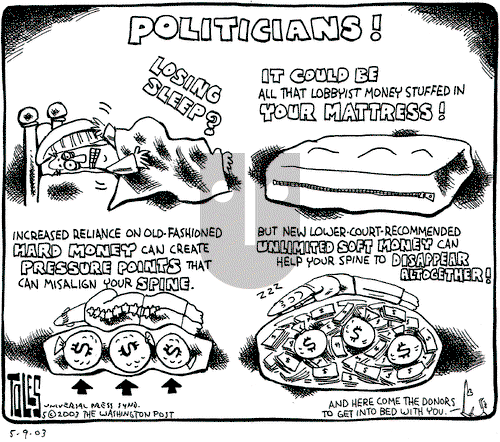 Tom Toles on Friday May 9, 2003 Comic Strip
