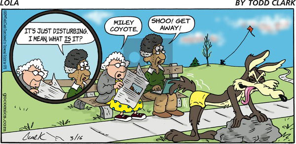 Lola on Sunday March 16, 2014 Comic Strip