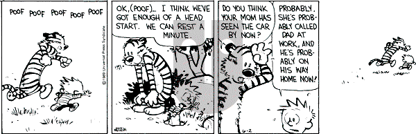 Calvin and Hobbes - Friday June 2, 1989 Comic Strip