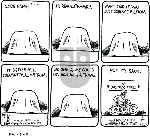 Tom Toles on Monday April 23, 2001 Comic Strip